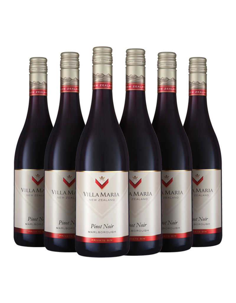 Villa Maria [Case Offer] Villa Maria Private Bin Pinot Noir 2019, Marlborough, New Zealand (6 Bottles)