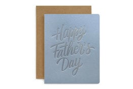 Bespoke Letter Press Bespoke Letterpress Greeting Card - Happy Father's Day