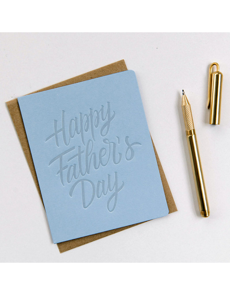 Bespoke Letter Press Bespoke Letterpress Greeting Card - Happy Father's Day