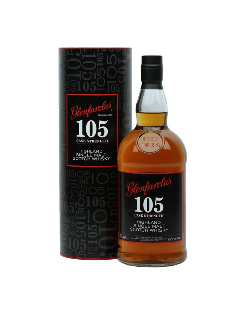 Glenfarclas Glenfarclas 105 Cask Strength Highland Single Malt Scotch Whisky 1L, Speyside