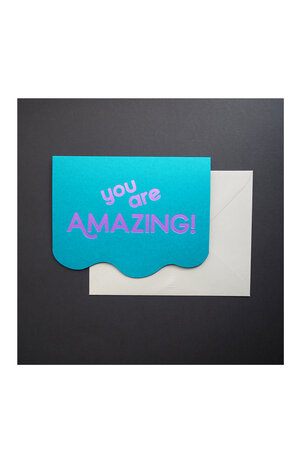 Ditto Ditto Ditto WSG006 Wordsmith Hot Foil Card - You Are Amazing
