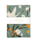 Bespoke Letter Press Bespoke Linen Tea Towel - Cranes