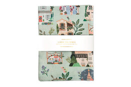 Bespoke Letter Press Bespoke Linen Tea Towel - Around the World