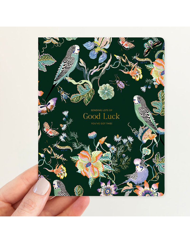 Bespoke Letter Press Bespoke Letterpress Greeting Card - Good Luck (Wondergarden)