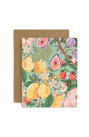 Bespoke Letter Press Bespoke Letterpress Greeting Card - You're The Sweetest (Summer Fruit)