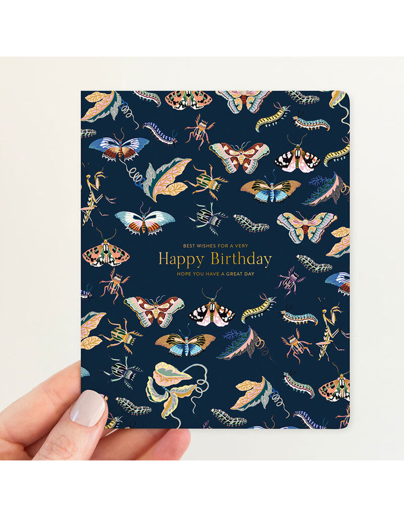 Bespoke Letter Press Bespoke Letterpress Greeting Card - Happy Birthday (Wondergarden)