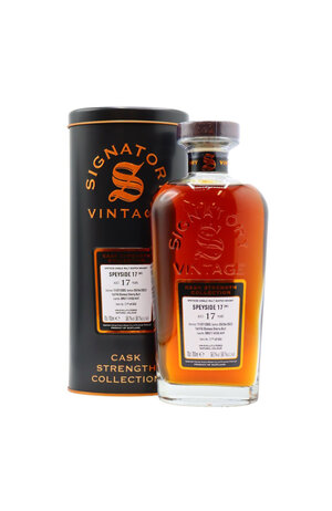 Signatory Signatory Vintage 2005 17 Years Old Cask Strength Scotch Whisky Distilled at Unnamed Speyside Distillery (Macallan)