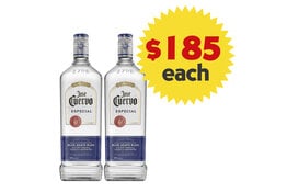 Jose Cuervo Jose Cuervo Tequila Especial Silver 1000ml x 2 Bottles Value Pack