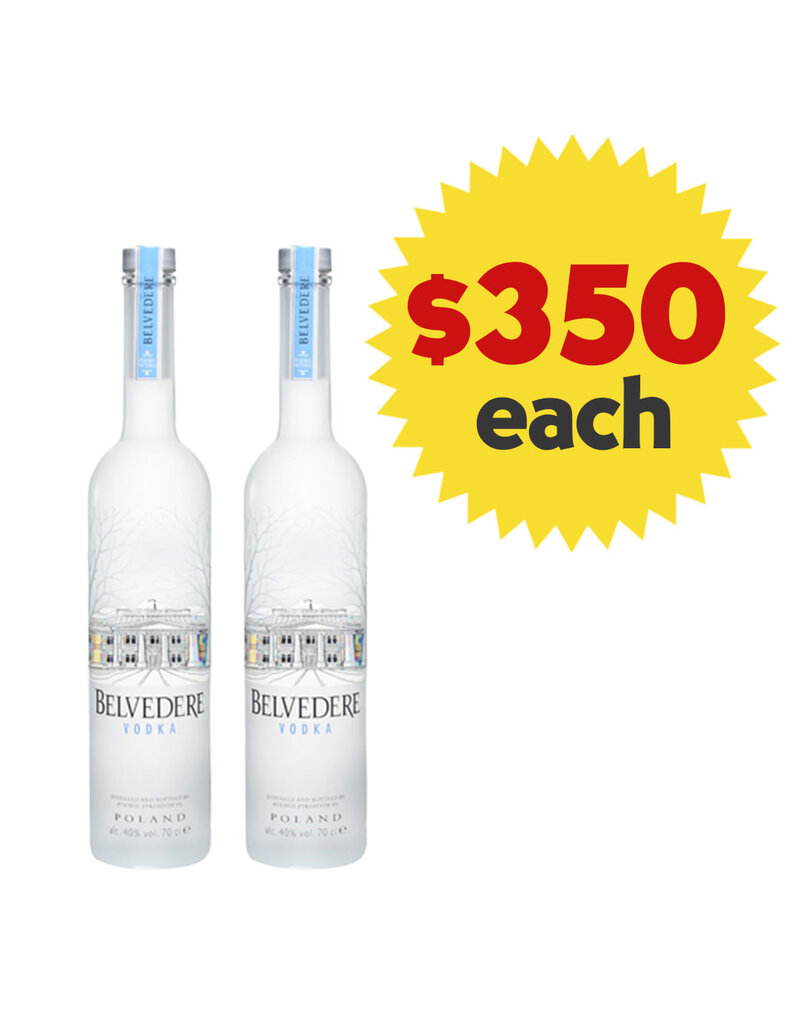 Belvedere Belvedere Vodka 700ml x 2 Bottles Value Pack