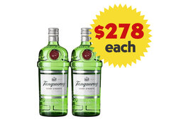 Tanqueray Tanqueray London Dry Gin 1000ml x 2 Bottles Value Pack