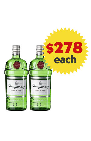 Tanqueray Tanqueray London Dry Gin 1000ml x 2 Bottles Value Pack