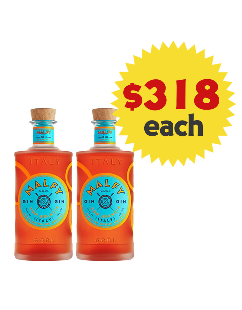 Malfy Con Arancia Blood Orange Gin x 2 Bottles Value Pack - The Bottle Shop