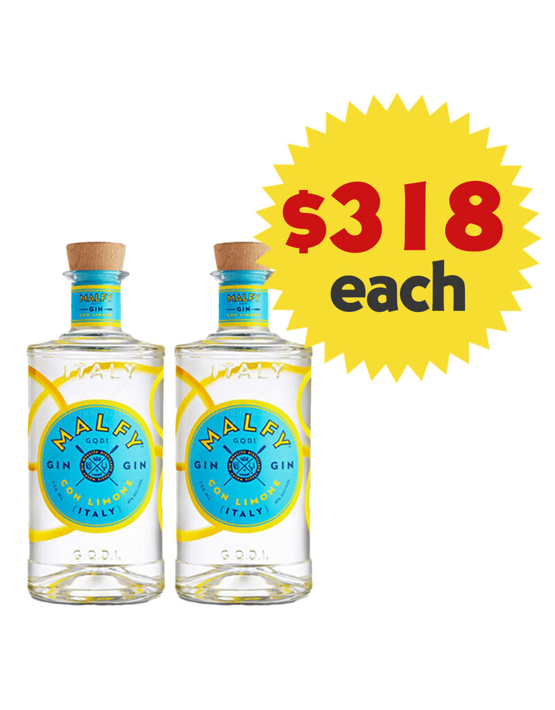Malfy Gin Malfy Con Limone Gin 700ml x 2 Bottles Value Pack