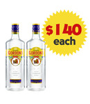 Gordon’s Gin Gordon’s Gin 1000ml x 2 Bottles Value Pack