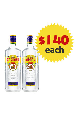 Gordon’s Gin Gordon’s Gin 1000ml x 2 Bottles Value Pack