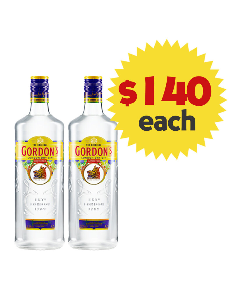 Gordon’s Gin Gordon’s Gin 1000ml x 2 Bottles Value Pack