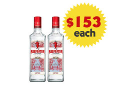 Beefeater Gin Beefeater Dry Gin 1000ml x 2 Bottles Value Pack