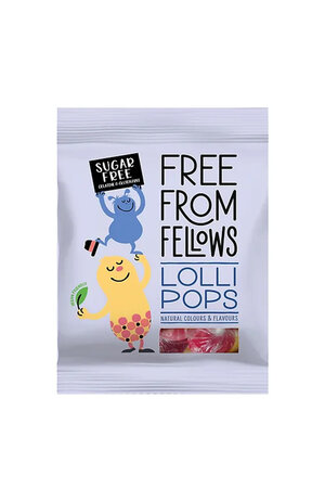 Free From Fellows Free From Fellows Cola and Strawberry Lollipops 60g