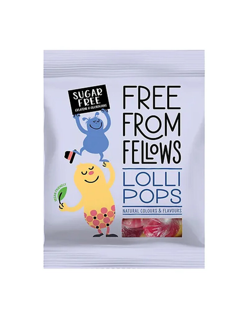 Free From Fellows Free From Fellows Cola and Strawberry Lollipops 60g
