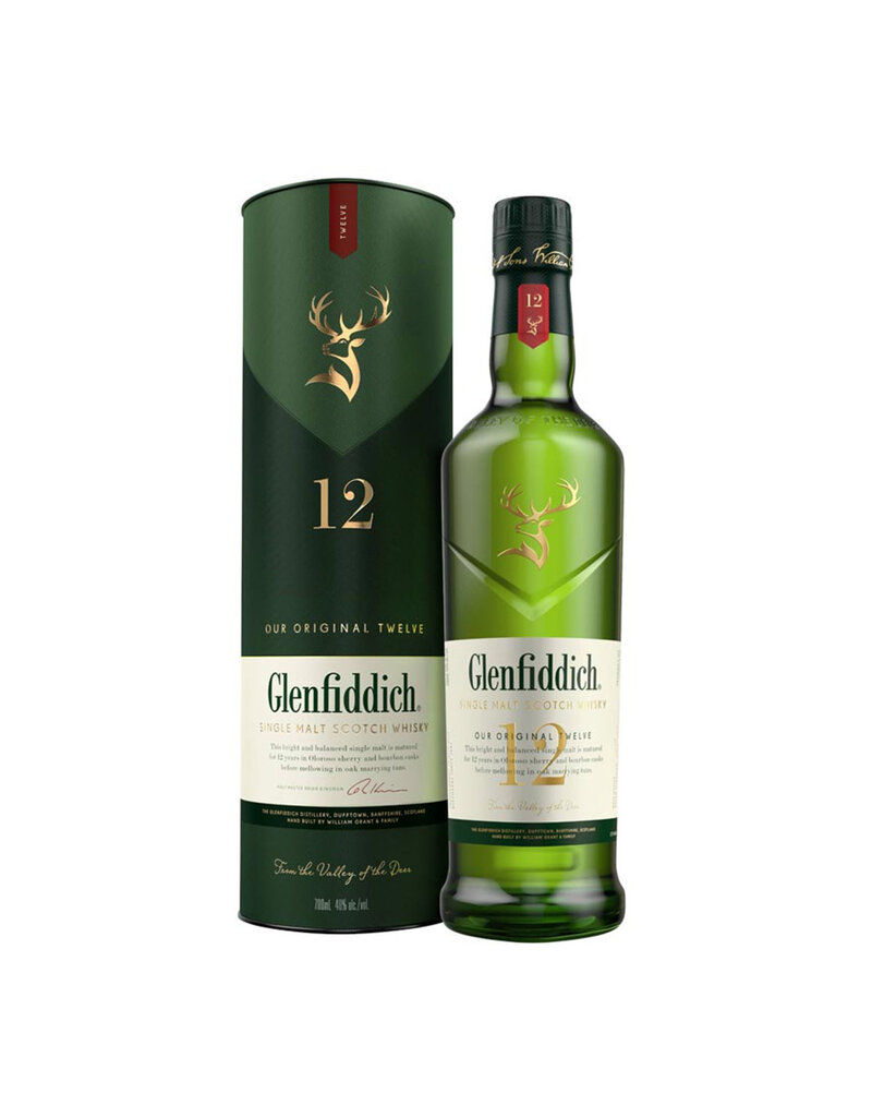 Glenfiddich Glenfiddich 12 Years Old Single Malt Scotch Whisky, Speyside 700ml
