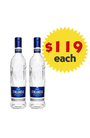 Finlandia Finlandia Vodka 1000ml x 2 Bottles Value Pack