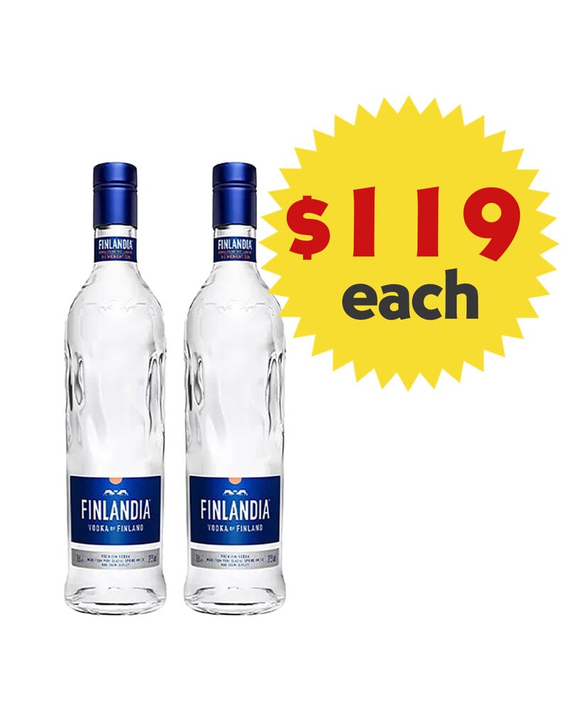 Finlandia Finlandia Vodka 1000ml x 2 Bottles Value Pack