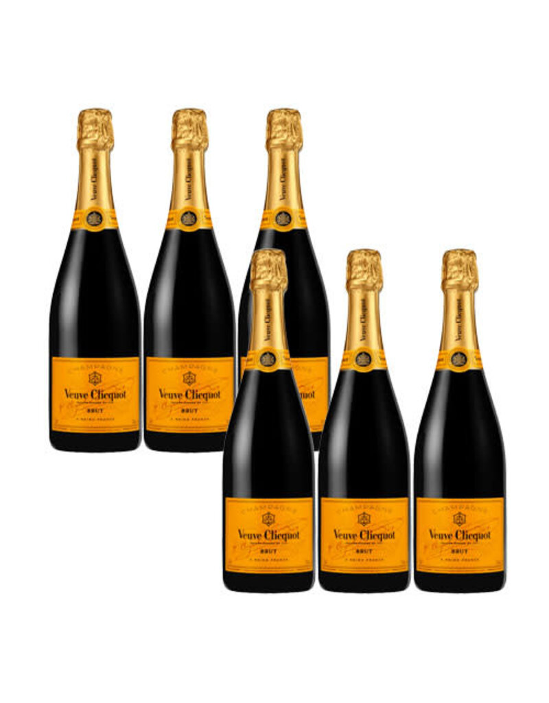 Veuve Clicquot Veuve Clicquot Yellow Label Brut NV, Champagne, France Pack of 6 bottles (no gift box)