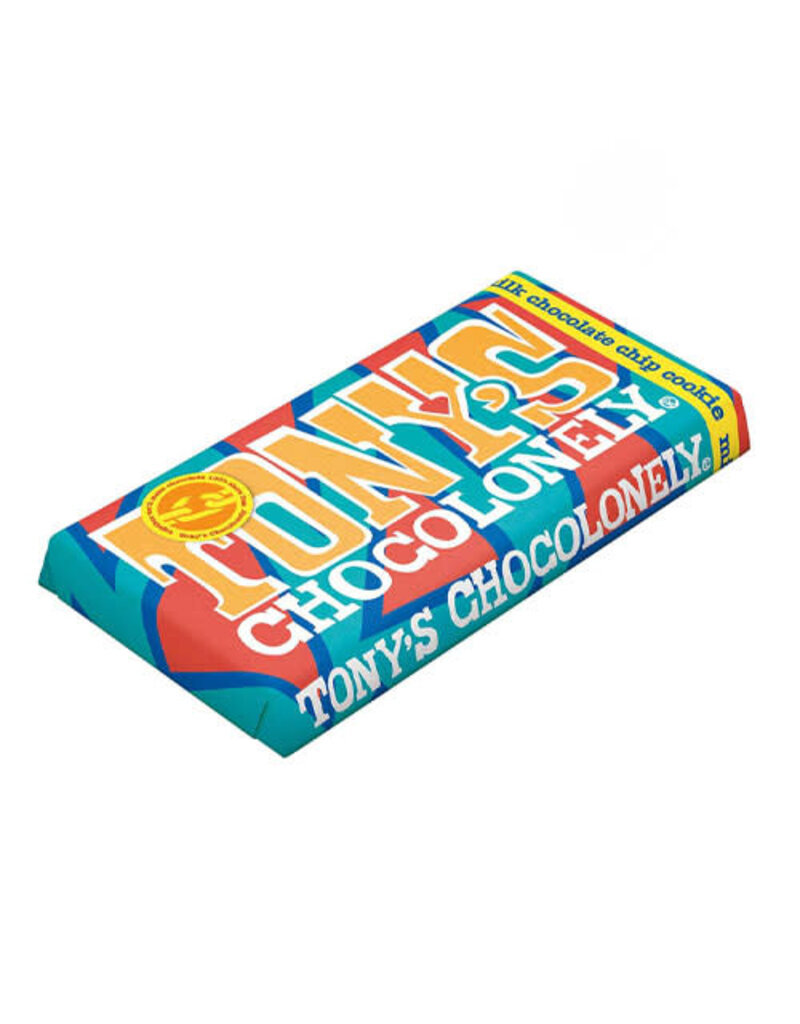 Tonys Chocolonely Tony's Chocolonely Milk Chocolate Chips Cookies 180g