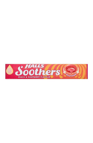 Halls Soothers Halls Soothers Peach & Raspberry 45g