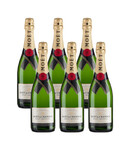 Moët & Chandon Moet & Chandon Brut Imperial NV, Champagne, France (no gift box) x 6 Bottles (Case Offer)