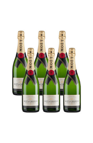 Moët & Chandon Moet & Chandon Brut Imperial NV, Champagne, France (no gift box) x 6 Bottles (Case Offer)