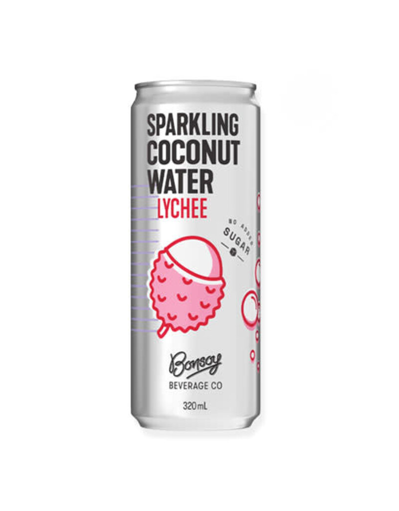 Bonsoy Bonsoy Sparkling Coconut Water Lychee 330ml