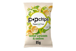 Popchips Popchips Sour Cream & Onion Crisps 85g
