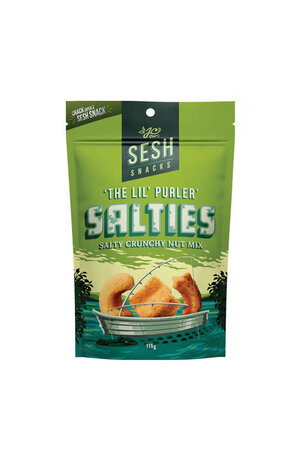 Sesh Snacks Sesh Snacks The Lil Purler Salties Salty Crunchy Nut Mix 115g