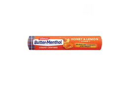 Soothers Butter Menthol Liquid Centres Honey & Lemon Throat Lozenges 50g