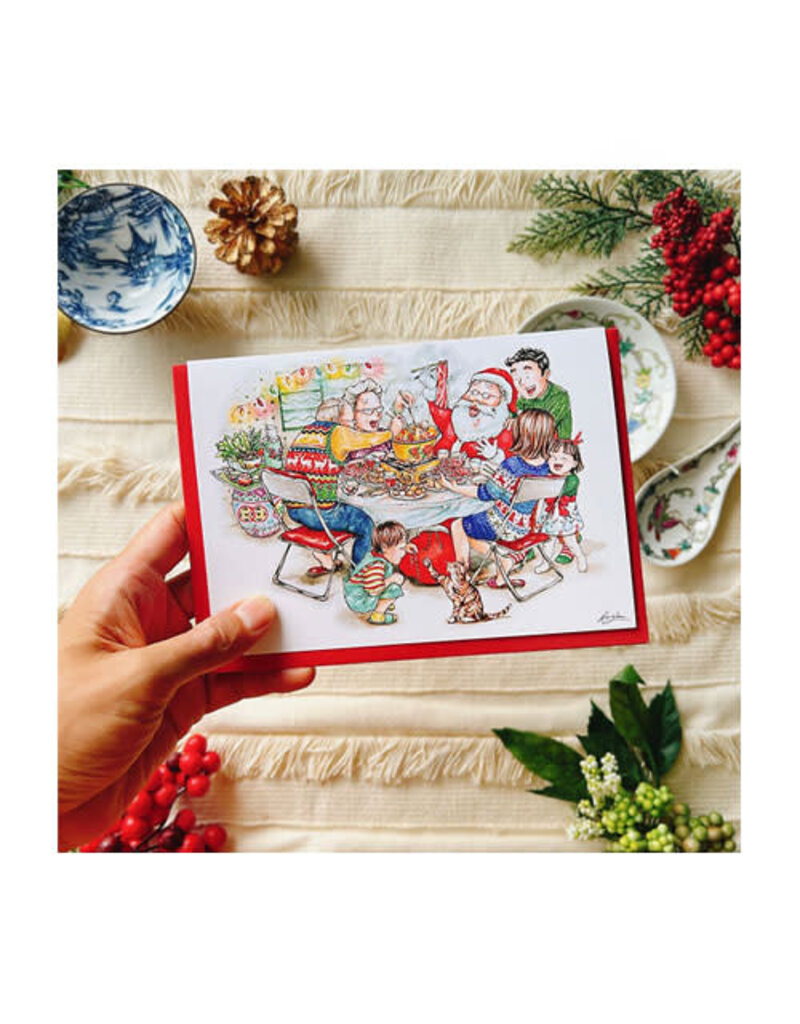ALVIN C.K. LAM ALVIN C.K. LAM Xmas Card: Santa's Hot Pot Night