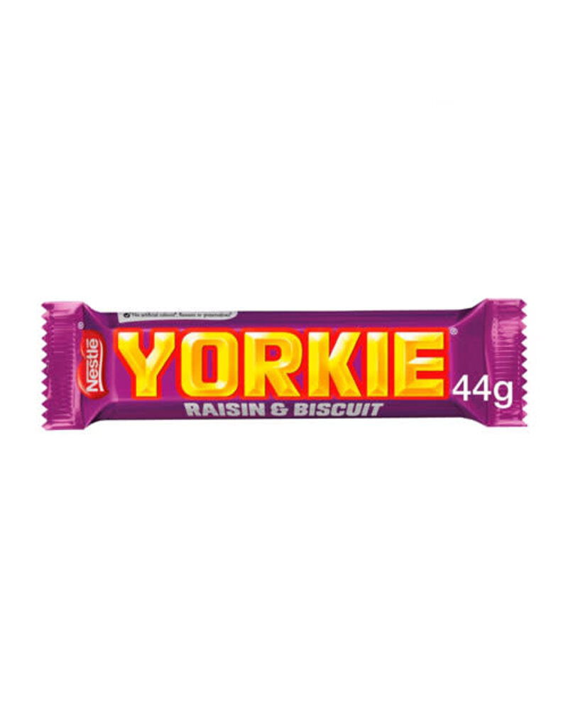 Nestle Yorkie Raisin & Biscuit Chocolate Bar 44g