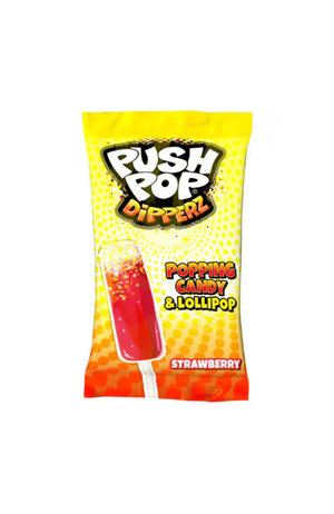 Bazooka Push Pop Dipperz Strawberry 12g