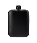 Black Flask 6oz (Curved)