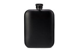 Black Flask 6oz (Curved)