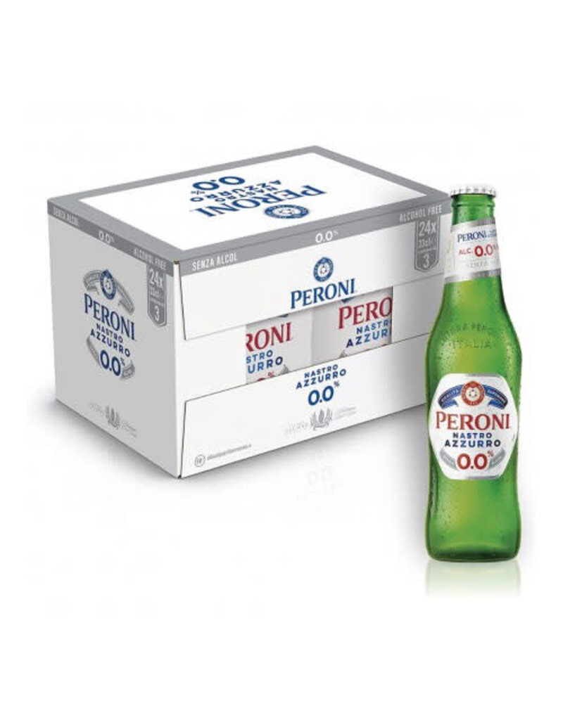 Peroni Nastro Azzurro Peroni Nastro Azzurro Zero Alcohol x 24 Bottles (Case Offer)