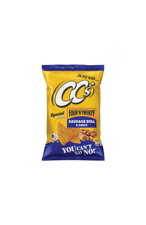 CC's CC's Corn Chips Four N Twentie Sausage Roll & Sauce 90g