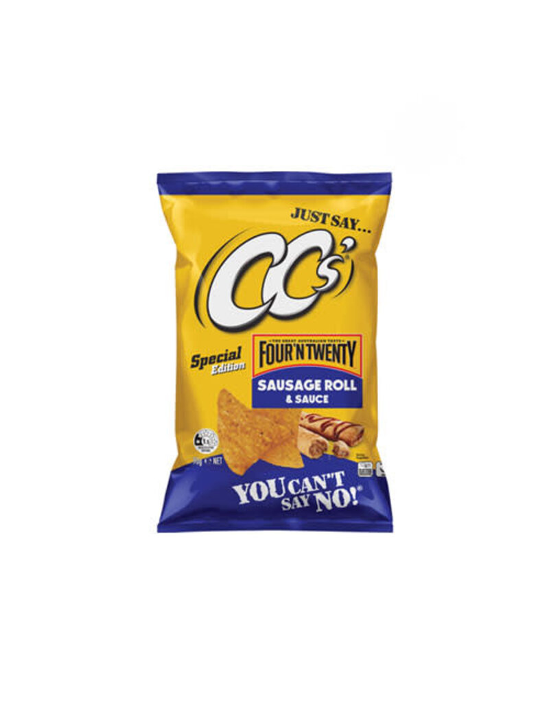 CC's CC's Corn Chips Four N Twentie Sausage Roll & Sauce 90g