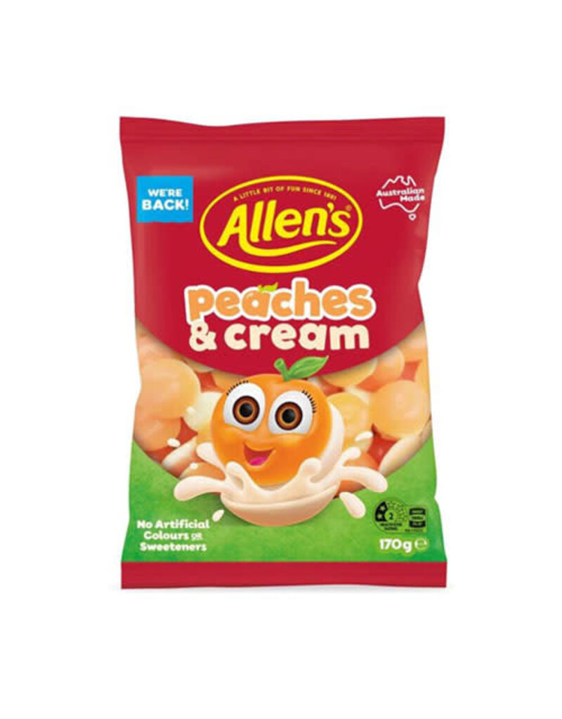 Allen's Allen's Peaches & Cream 170g