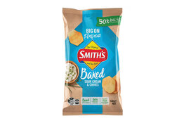 Smith's Smith's Baked Sour Cream & Chives 130g