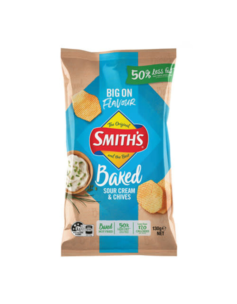 Smith's Smith's Baked Sour Cream & Chives 130g