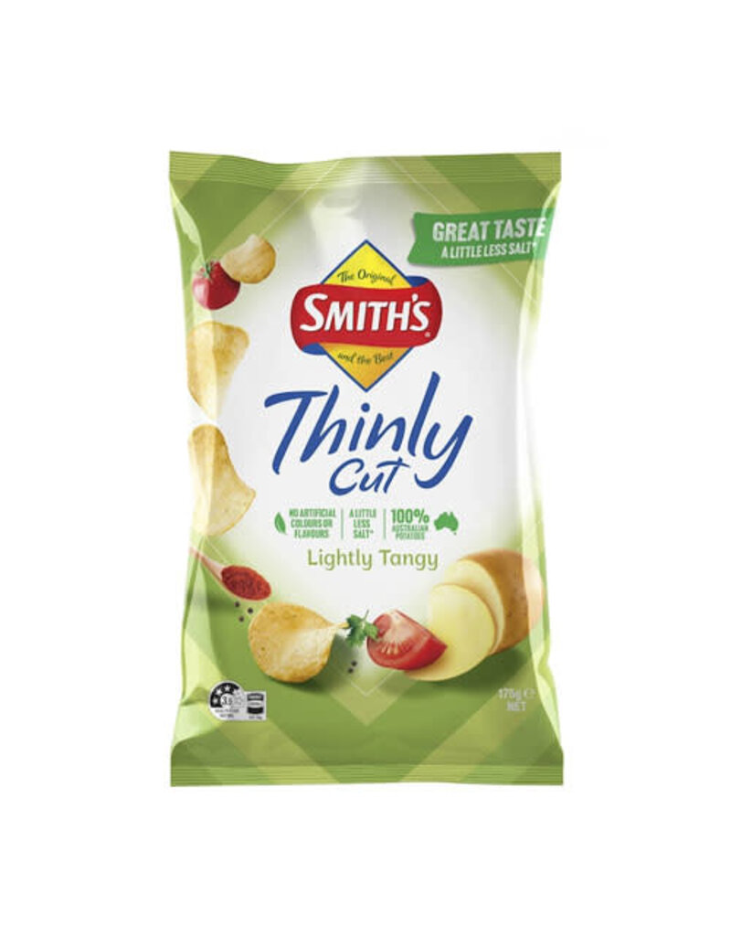 Smith's Smith's Thinly Cut Lightly Tangy 175g