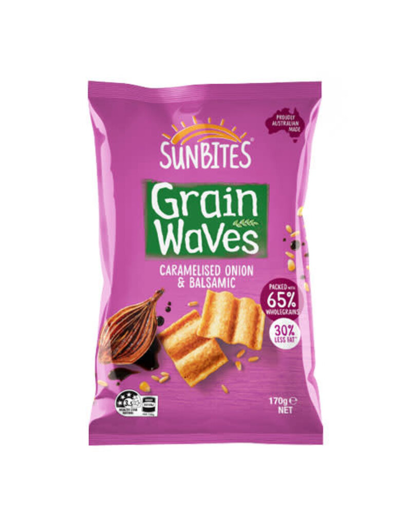 Smith's Sunbites Grain Waves Caramelised Onion & Balsamic 170g
