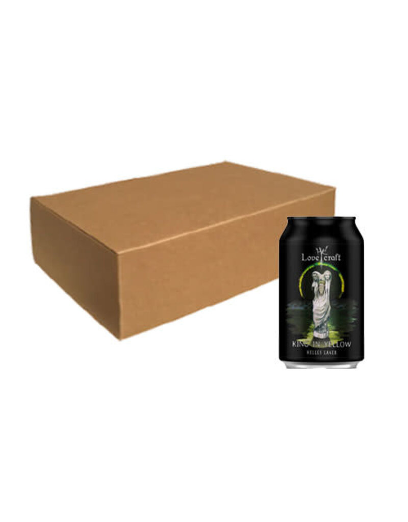 HK Lovecraft HK Lovecraft King in Yellow Helles Lager x 12 cans (Case Offer)