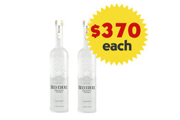 Belvedere Belvedere Organic Vodka 700ml x 2 Bottles Value Pack
